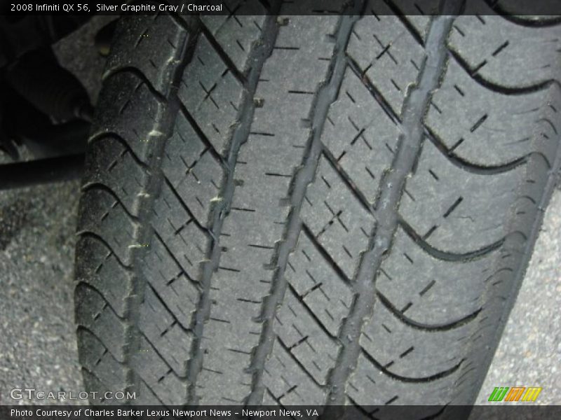 Silver Graphite Gray / Charcoal 2008 Infiniti QX 56