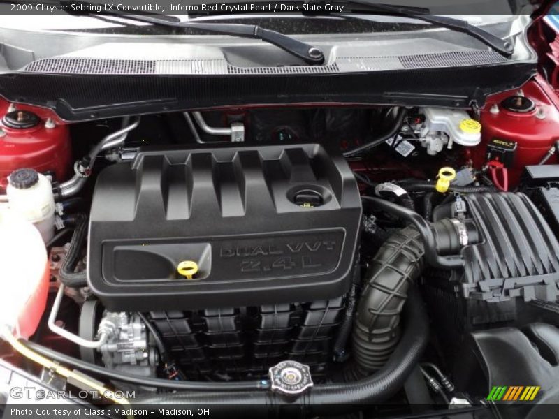  2009 Sebring LX Convertible Engine - 2.4L DOHC 16V Dual VVT 4 Cylinder