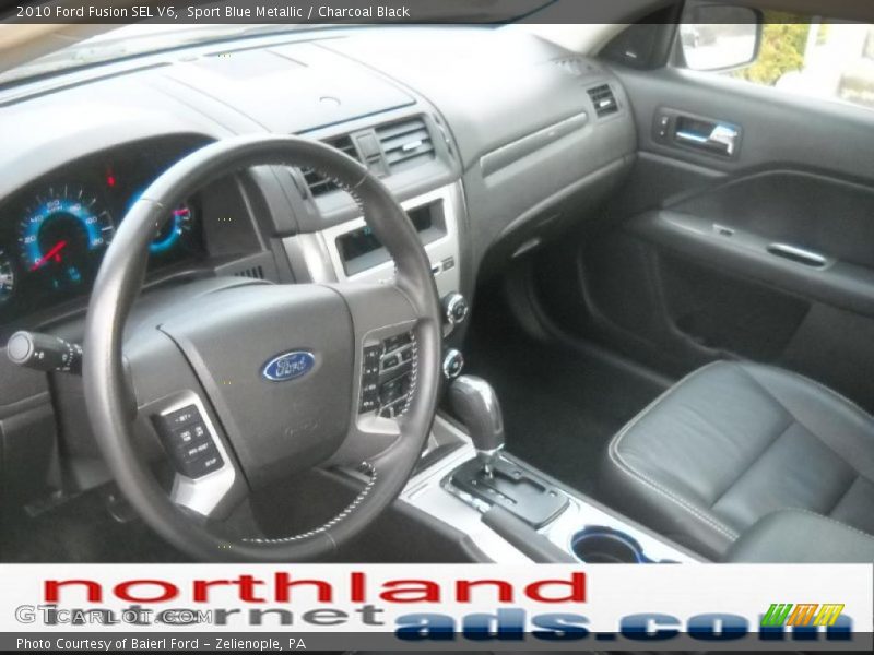Sport Blue Metallic / Charcoal Black 2010 Ford Fusion SEL V6
