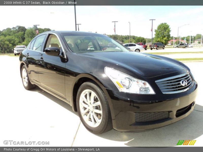 Front 3/4 View of 2009 G 37 Sedan