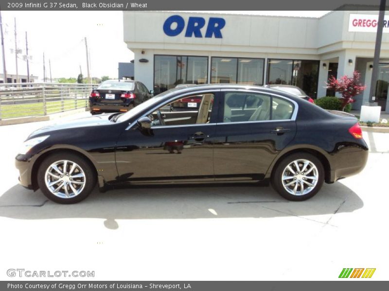 Black Obsidian / Wheat 2009 Infiniti G 37 Sedan
