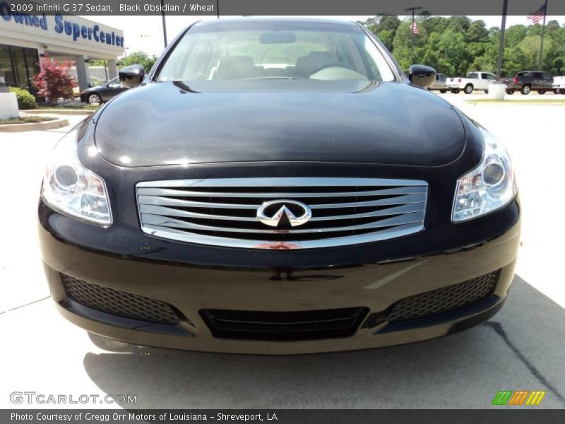 Black Obsidian / Wheat 2009 Infiniti G 37 Sedan