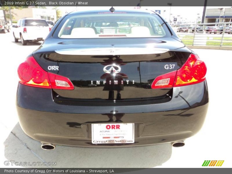 Black Obsidian / Wheat 2009 Infiniti G 37 Sedan