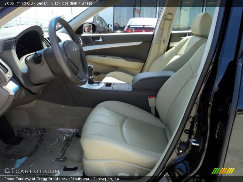  2009 G 37 Sedan Wheat Interior