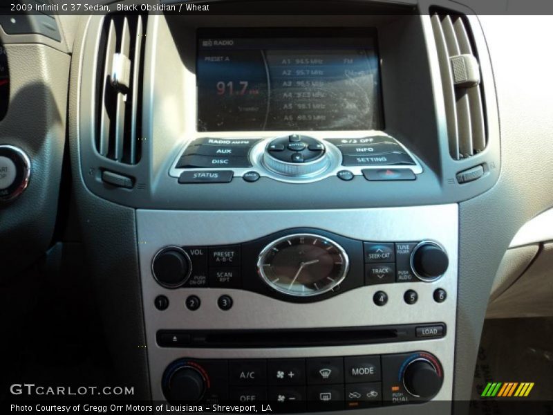 Black Obsidian / Wheat 2009 Infiniti G 37 Sedan