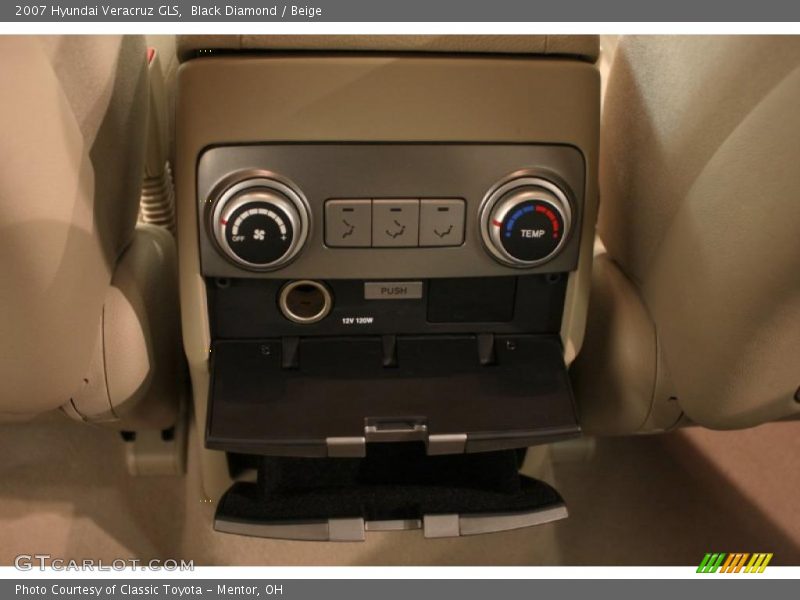 Black Diamond / Beige 2007 Hyundai Veracruz GLS