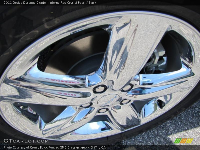 Inferno Red Crystal Pearl / Black 2011 Dodge Durango Citadel