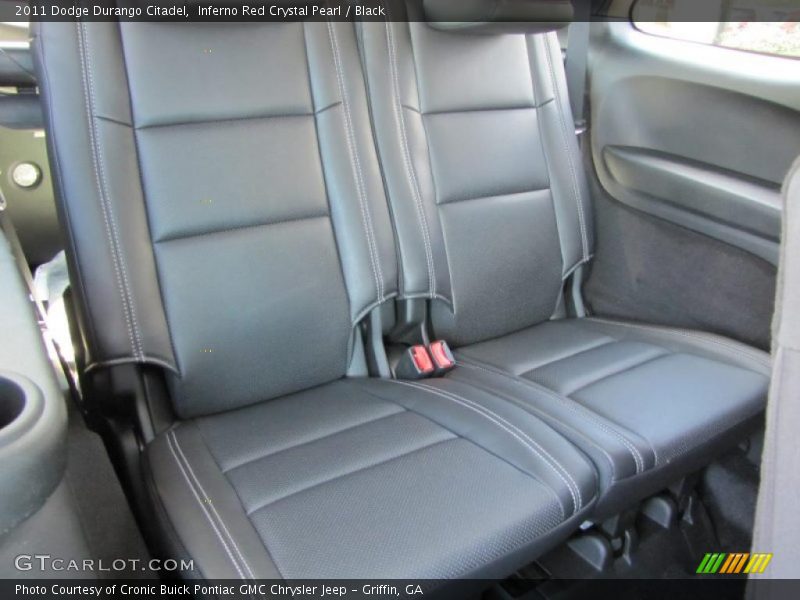 Inferno Red Crystal Pearl / Black 2011 Dodge Durango Citadel