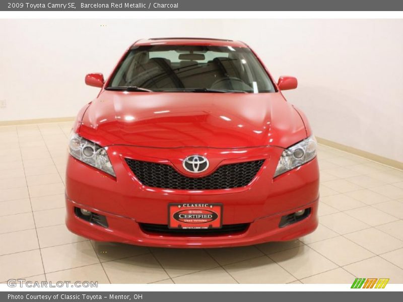 Barcelona Red Metallic / Charcoal 2009 Toyota Camry SE