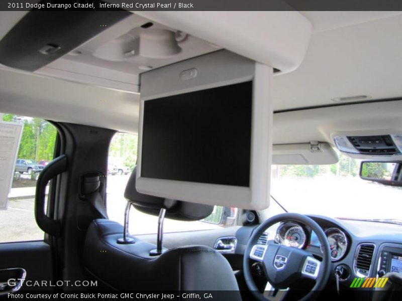 Inferno Red Crystal Pearl / Black 2011 Dodge Durango Citadel