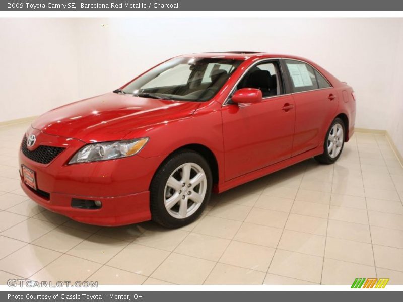Barcelona Red Metallic / Charcoal 2009 Toyota Camry SE