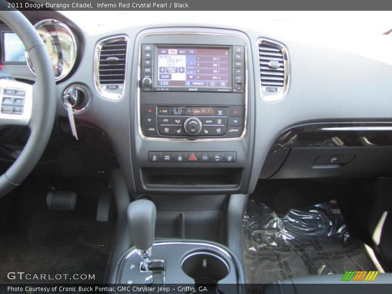 Inferno Red Crystal Pearl / Black 2011 Dodge Durango Citadel