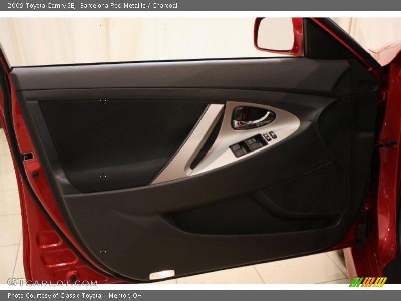 Barcelona Red Metallic / Charcoal 2009 Toyota Camry SE