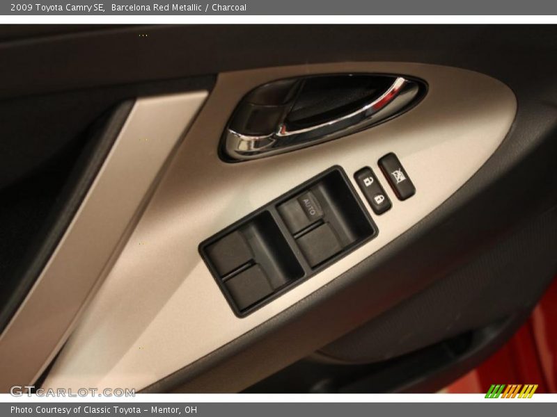 Barcelona Red Metallic / Charcoal 2009 Toyota Camry SE