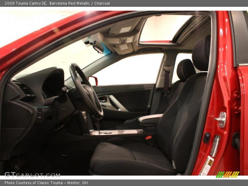 Barcelona Red Metallic / Charcoal 2009 Toyota Camry SE