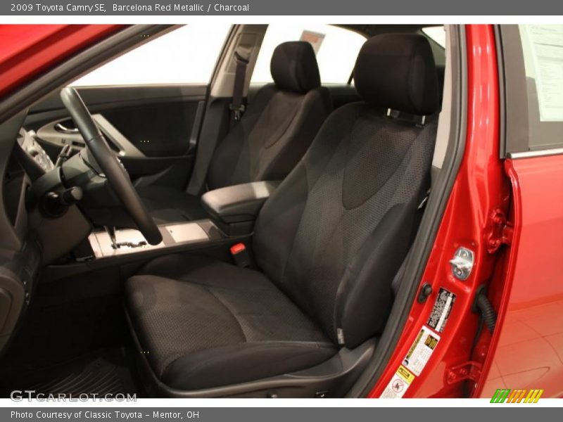 Barcelona Red Metallic / Charcoal 2009 Toyota Camry SE
