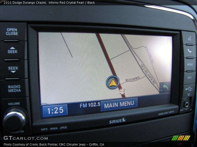 Inferno Red Crystal Pearl / Black 2011 Dodge Durango Citadel
