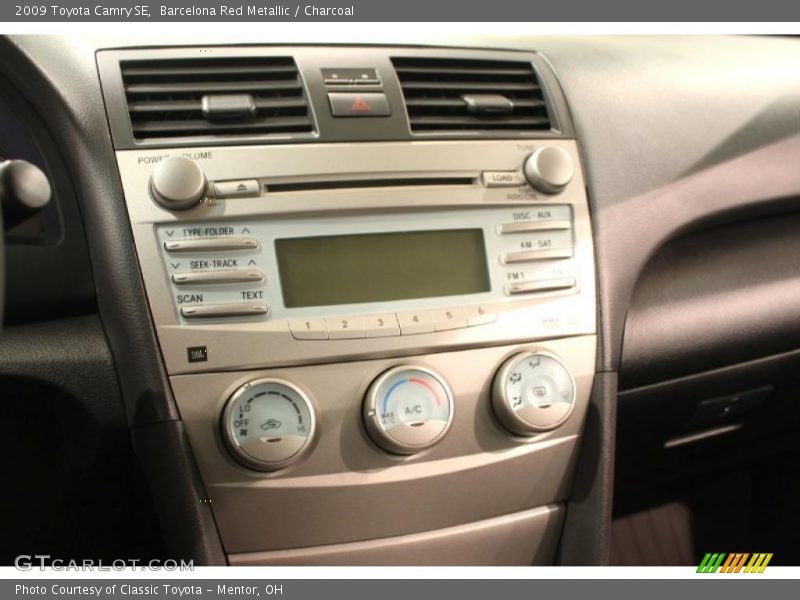 Barcelona Red Metallic / Charcoal 2009 Toyota Camry SE