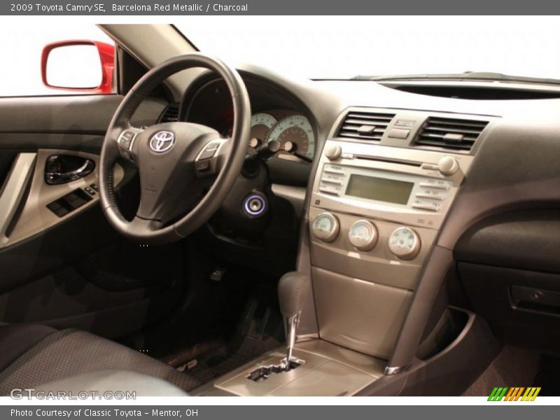 Barcelona Red Metallic / Charcoal 2009 Toyota Camry SE