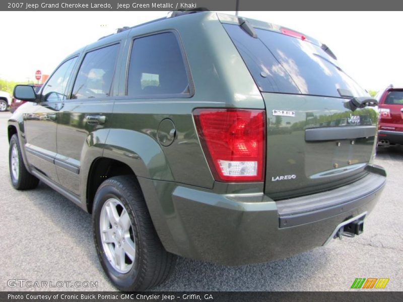 Jeep Green Metallic / Khaki 2007 Jeep Grand Cherokee Laredo