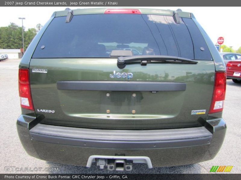 Jeep Green Metallic / Khaki 2007 Jeep Grand Cherokee Laredo