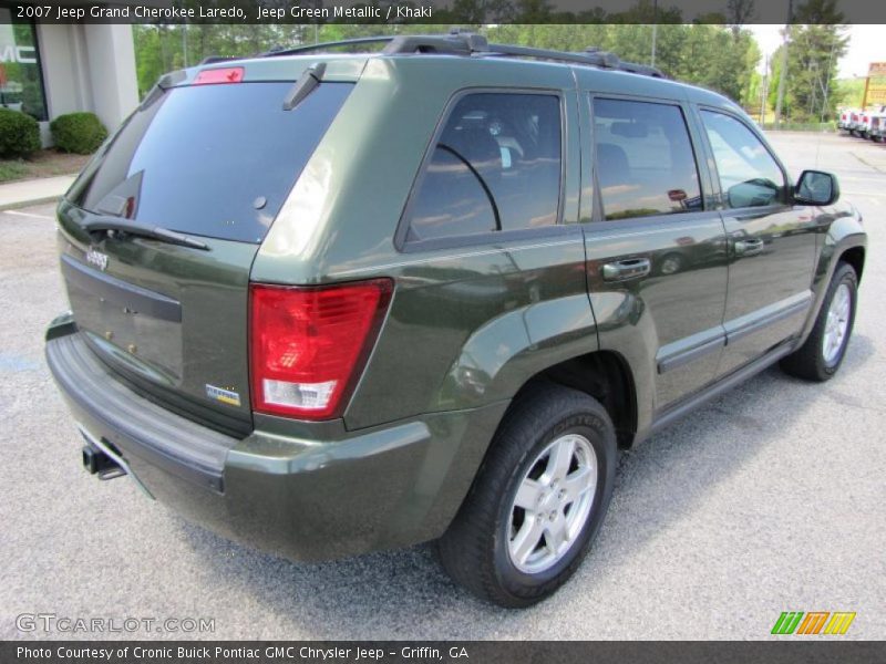 Jeep Green Metallic / Khaki 2007 Jeep Grand Cherokee Laredo