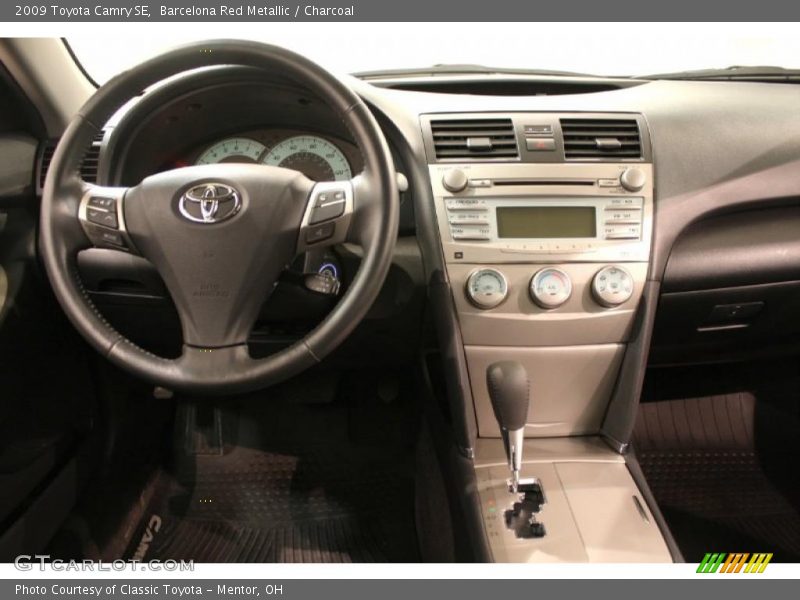 Barcelona Red Metallic / Charcoal 2009 Toyota Camry SE