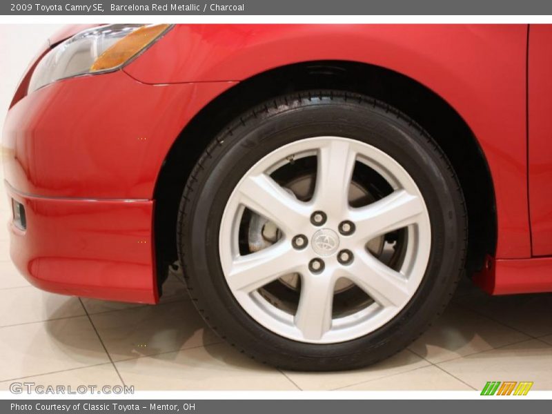 Barcelona Red Metallic / Charcoal 2009 Toyota Camry SE
