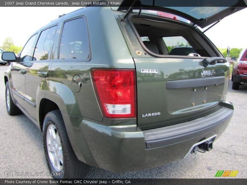 Jeep Green Metallic / Khaki 2007 Jeep Grand Cherokee Laredo