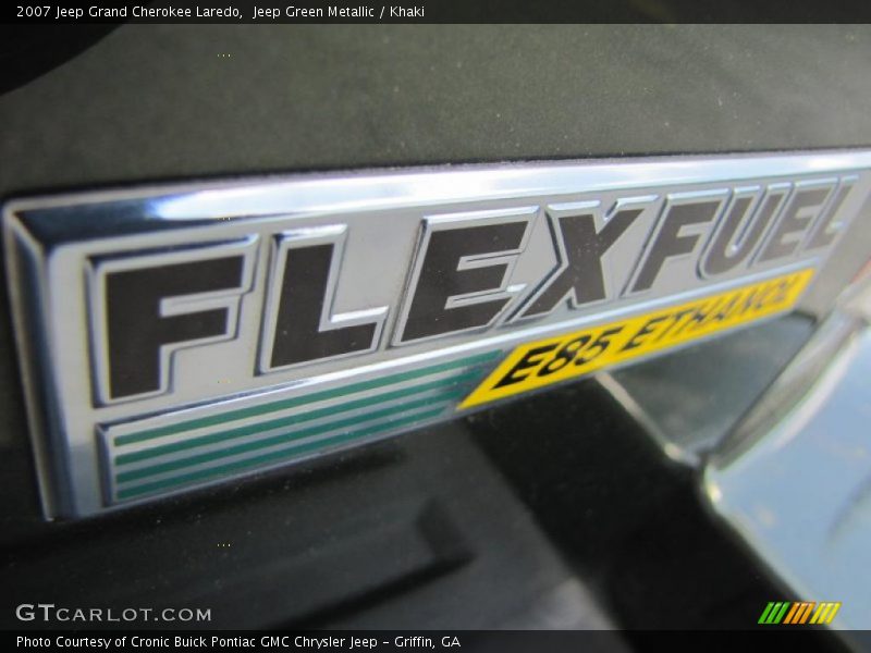 Jeep Green Metallic / Khaki 2007 Jeep Grand Cherokee Laredo