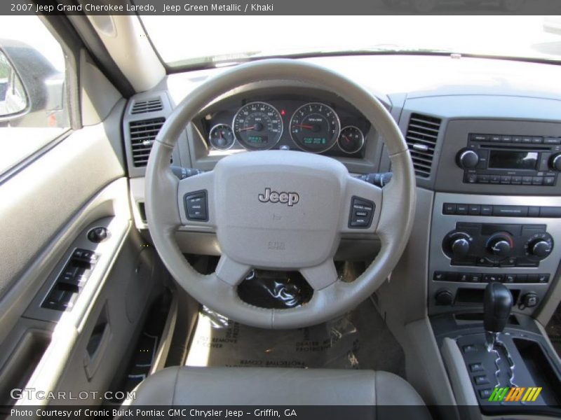 Jeep Green Metallic / Khaki 2007 Jeep Grand Cherokee Laredo
