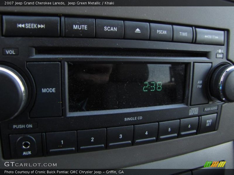 Jeep Green Metallic / Khaki 2007 Jeep Grand Cherokee Laredo