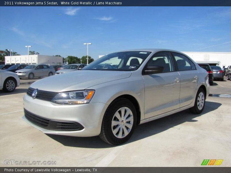 White Gold Metallic / Latte Macchiato 2011 Volkswagen Jetta S Sedan