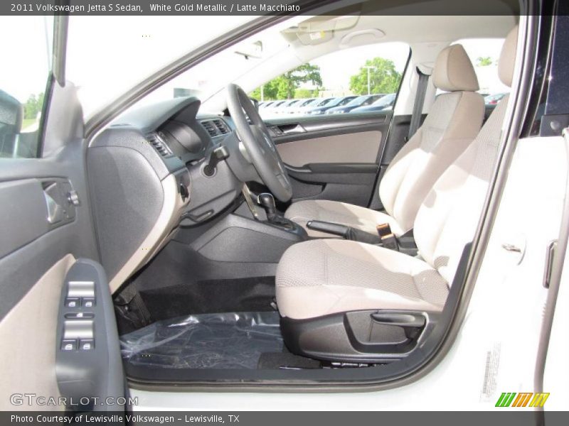 White Gold Metallic / Latte Macchiato 2011 Volkswagen Jetta S Sedan