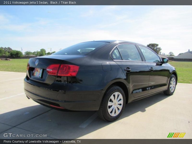 Black / Titan Black 2011 Volkswagen Jetta S Sedan
