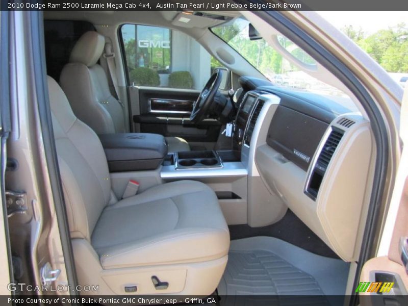 Austin Tan Pearl / Light Pebble Beige/Bark Brown 2010 Dodge Ram 2500 Laramie Mega Cab 4x4