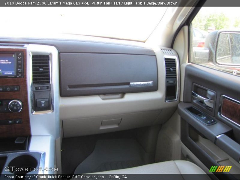 Austin Tan Pearl / Light Pebble Beige/Bark Brown 2010 Dodge Ram 2500 Laramie Mega Cab 4x4