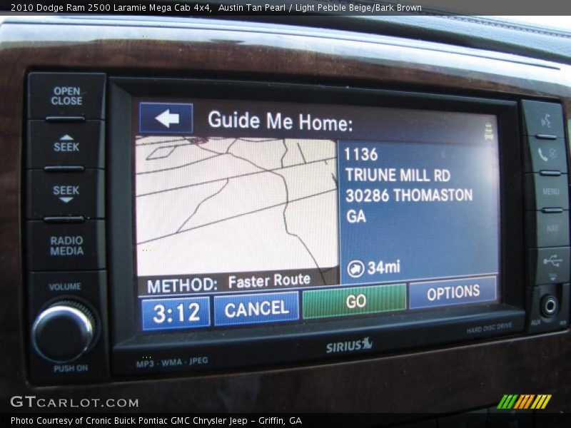 Austin Tan Pearl / Light Pebble Beige/Bark Brown 2010 Dodge Ram 2500 Laramie Mega Cab 4x4