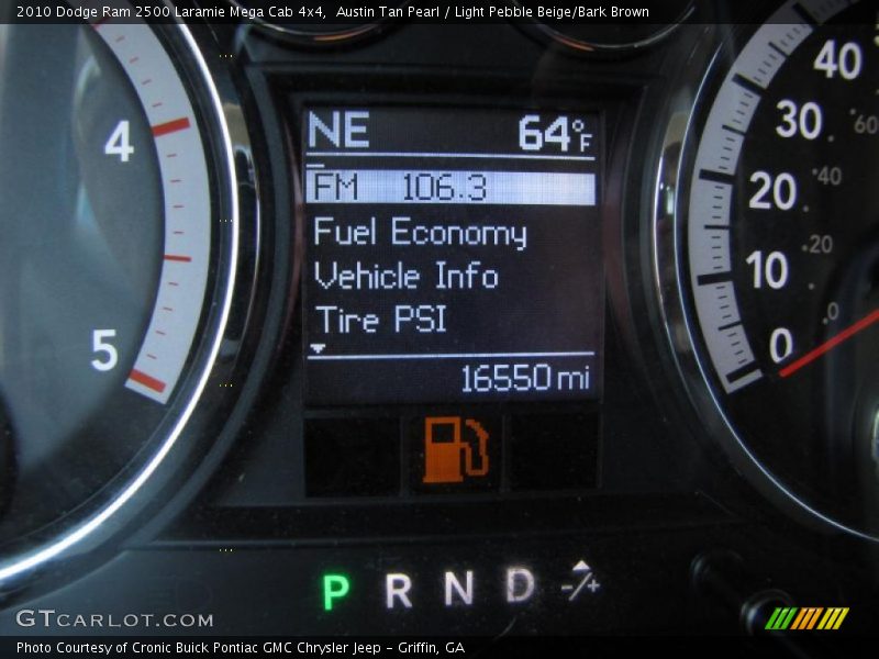 Austin Tan Pearl / Light Pebble Beige/Bark Brown 2010 Dodge Ram 2500 Laramie Mega Cab 4x4