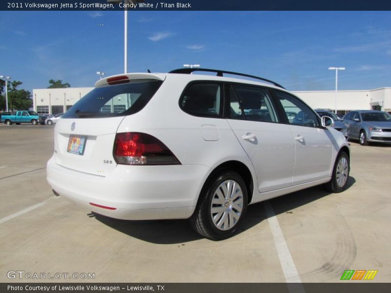 Candy White / Titan Black 2011 Volkswagen Jetta S SportWagen