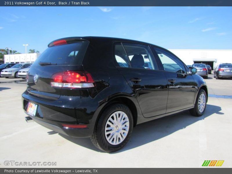 Black / Titan Black 2011 Volkswagen Golf 4 Door