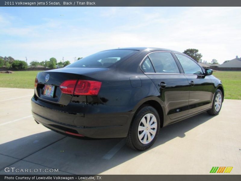 Black / Titan Black 2011 Volkswagen Jetta S Sedan
