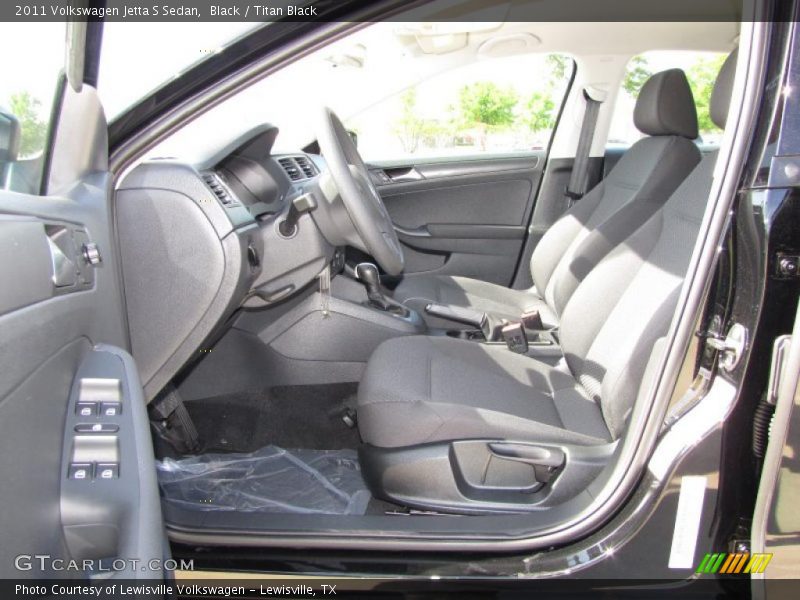 Black / Titan Black 2011 Volkswagen Jetta S Sedan