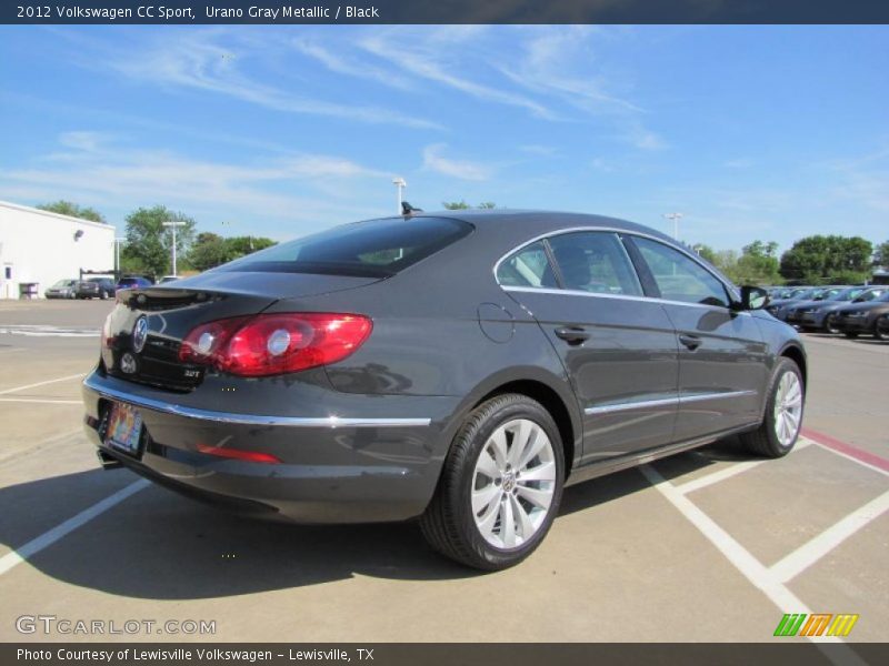 Urano Gray Metallic / Black 2012 Volkswagen CC Sport