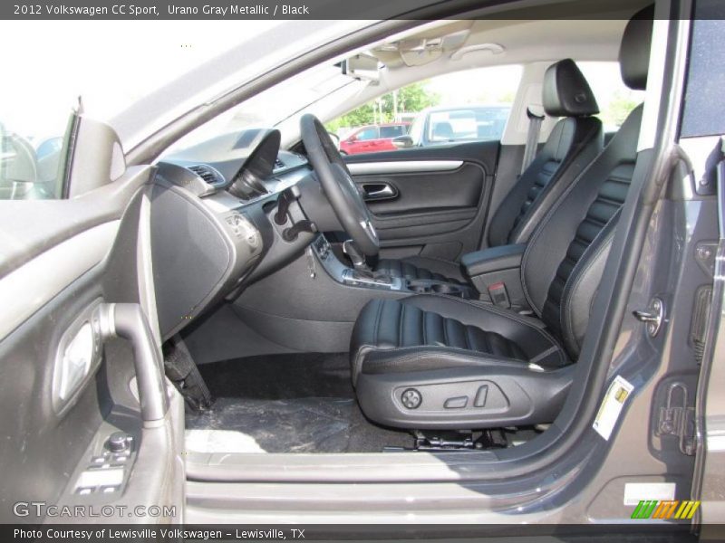 Urano Gray Metallic / Black 2012 Volkswagen CC Sport