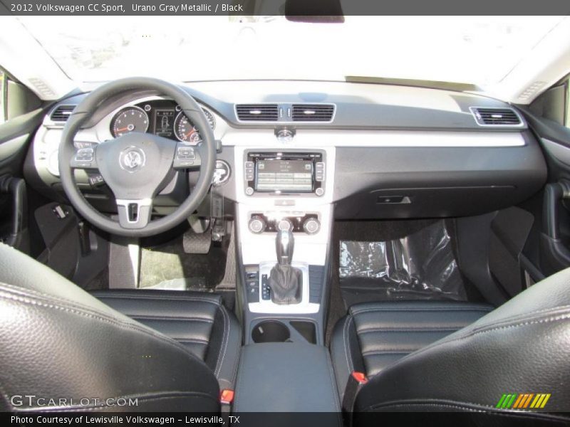 Urano Gray Metallic / Black 2012 Volkswagen CC Sport