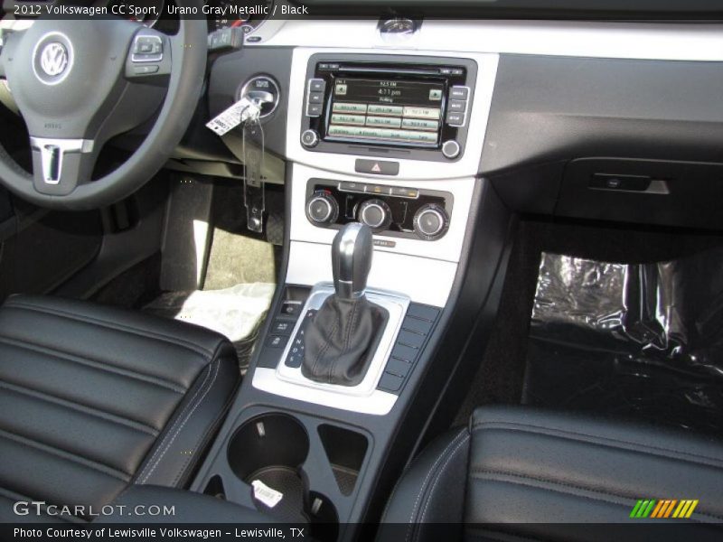 Urano Gray Metallic / Black 2012 Volkswagen CC Sport