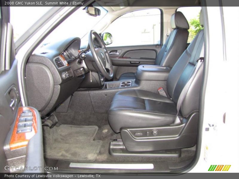 Summit White / Ebony 2008 GMC Yukon SLE