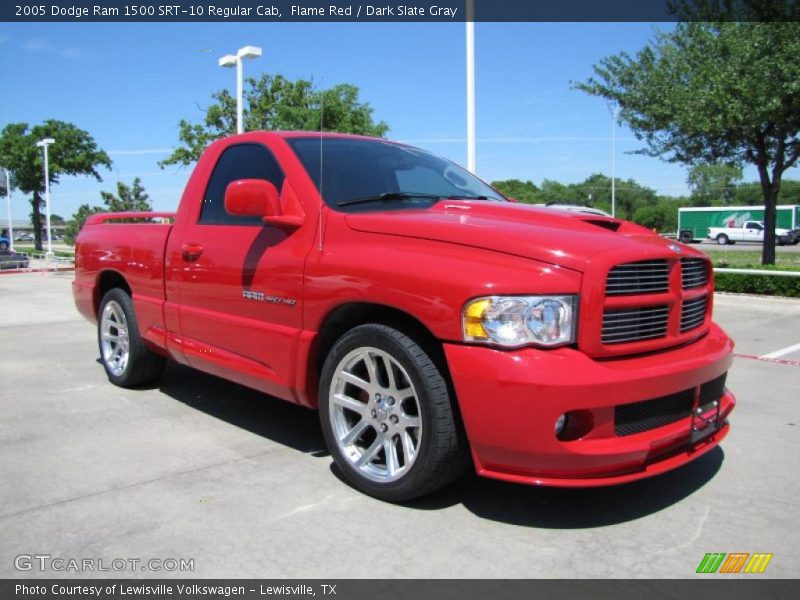 Front 3/4 View of 2005 Ram 1500 SRT-10 Regular Cab