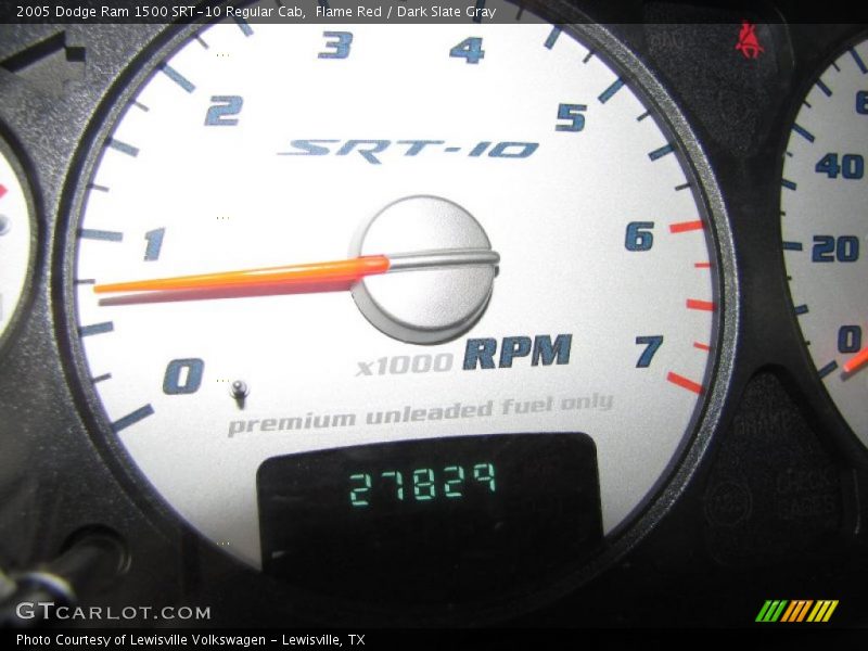  2005 Ram 1500 SRT-10 Regular Cab SRT-10 Regular Cab Gauges
